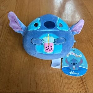 Squishmallow Disney Stitch Plush Toy 5" Boba Tea Stuffed Animal Stuffie With Tag